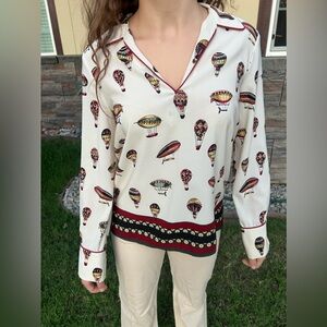 Zara Hot Air Balloon Blouse (Small)